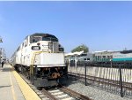 Metrolink Train # 308 with F59PH # 868 at San Bernardino-Downtown Station after having arrived from LA Union Station 